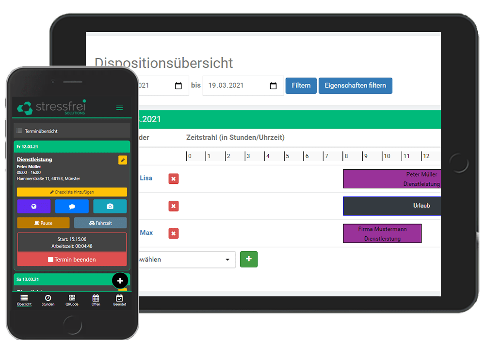 Zeiterfassung Gesetz - Zeiterfassung App von stressfrei solutions